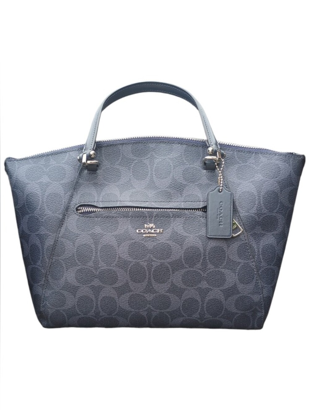 NWOT Coach Signature Prairie Navy Blue Satchel 2022